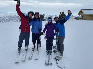 Vascular fellows on a ski trip